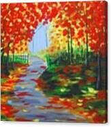 Autumn Blaze Canvas Print