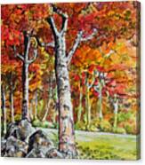 Autumn Bloom Canvas Print