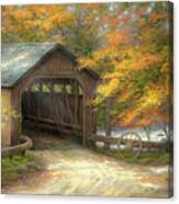Autumn Bridge Canvas Print
