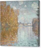 Autumn Effect At Argenteuil Canvas Print