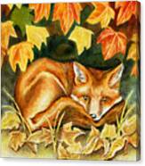 Autumn Fox Canvas Print