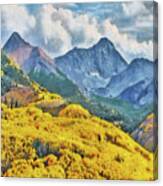 Autumn In The Rockies Canvas Print