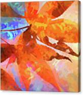 Autumn Leaves Abstract Canvas Print
