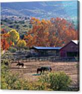 Autumn Ranch Canvas Print