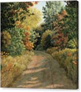 Autumn Road Canvas Print