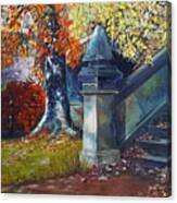 Autumn Under The Bridge Canvas Print