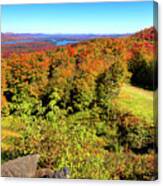 Autumn View From Mccauley Mountain Canvas Print