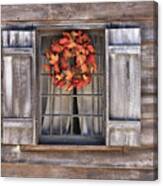 Autumn Window Canvas Print