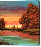 Autunno Di Fuoco Canvas Print