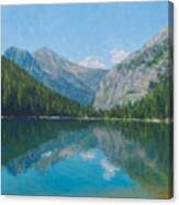 Avalanche Lake, Glacier Np Canvas Print