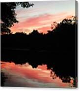 Awesome Sunset Canvas Print