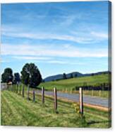 Ayrhill Farm Panoramic - The Berkshires Canvas Print