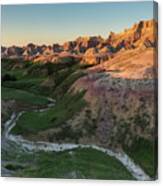 Badlands Sunrise Canvas Print