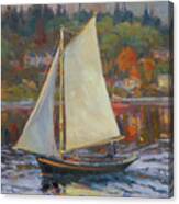Bainbridge Island Sail Canvas Print