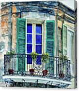 Balcony, New Orleans Canvas Print