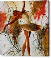 Ballerina Dance Original Painting 01 Canvas Print