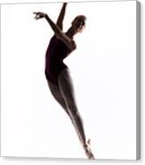 Ballerina Jump Canvas Print