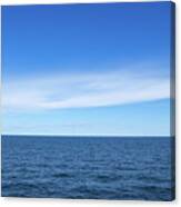 Baltic Sea And Blue Sky Canvas Print