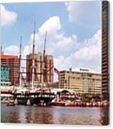 Baltimore Harbor Panorama Canvas Print