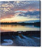 Bamber Lake Sunset Canvas Print