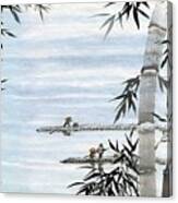 Bamboo Village Canvas Print