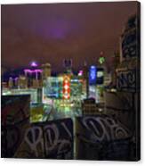 Bando Rooftop Nights In The D... Canvas Print