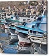 Harbour Of Simi Canvas Print