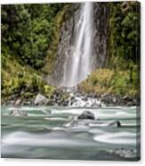 Base Of The Falls Canvas Print