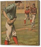 Baseball Biddefords Vs Portlands May 22 1885 Canvas Print