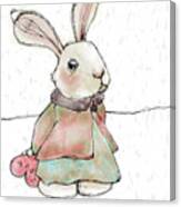 Bashful Bunny Canvas Print