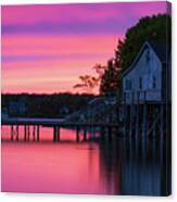 Bass Harbor Sunset Canvas Print