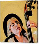 Bass Player Canvas Print