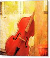 Bass Violin Canvas Print