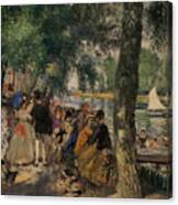 Bathing On The Seine Canvas Print