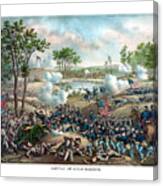 Battle Of Cold Harbor Canvas Print