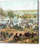 Battle Of Gettysburg Canvas Print