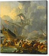 Battle Of Lepanto Canvas Print