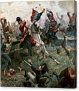 Battle Of Waterloo Canvas Print