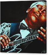 Bb King Of The Blues Canvas Print