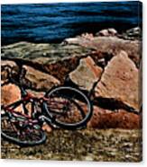 Beach Bike Canvas Print