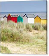 Beach Huts Canvas Print