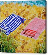 Beach Towels Canvas Print