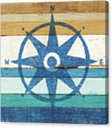 Beachscape Iv Compass Canvas Print