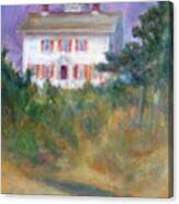 Beacon On The Hill - Lighthouse Painting Canvas Print