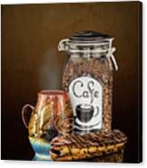 Beans To Cup Canvas Print
