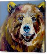 Bear Exposed Canvas Print
