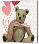 Bear For Your Valentine Canvas Print