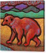Bear Totem Animal Canvas Print