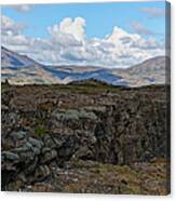 Beautiful Natural Landscape Iceland Canvas Print