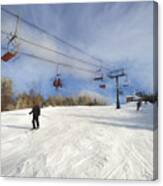 Beautiful Ski Day Canvas Print